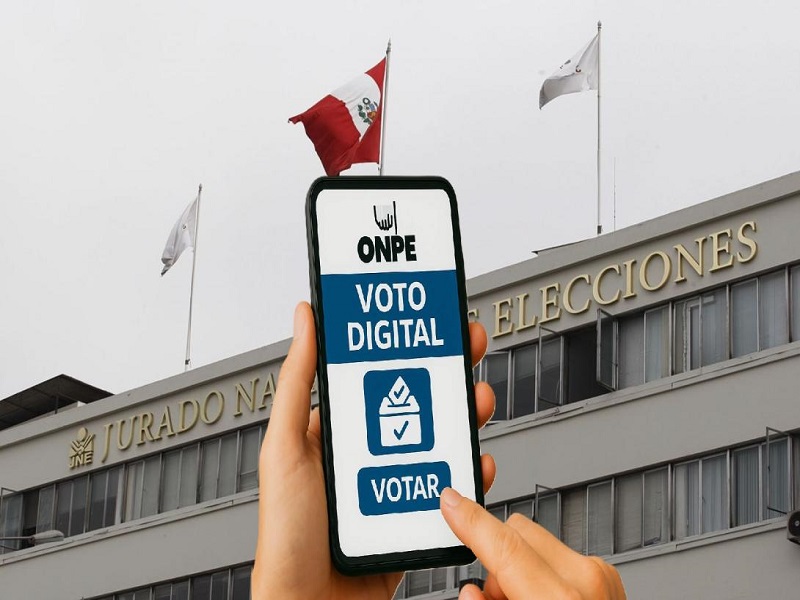 El voto digital ya es una realidad en el Perú