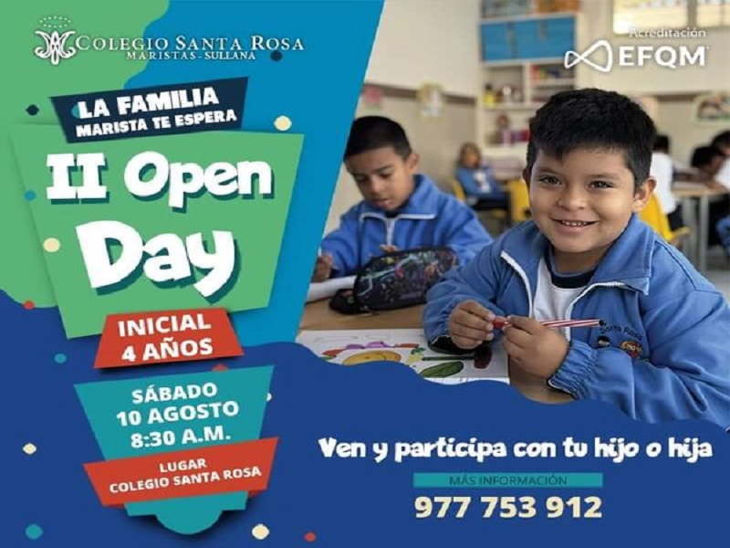 Colegio Sta  Rosa organiza II Open Day