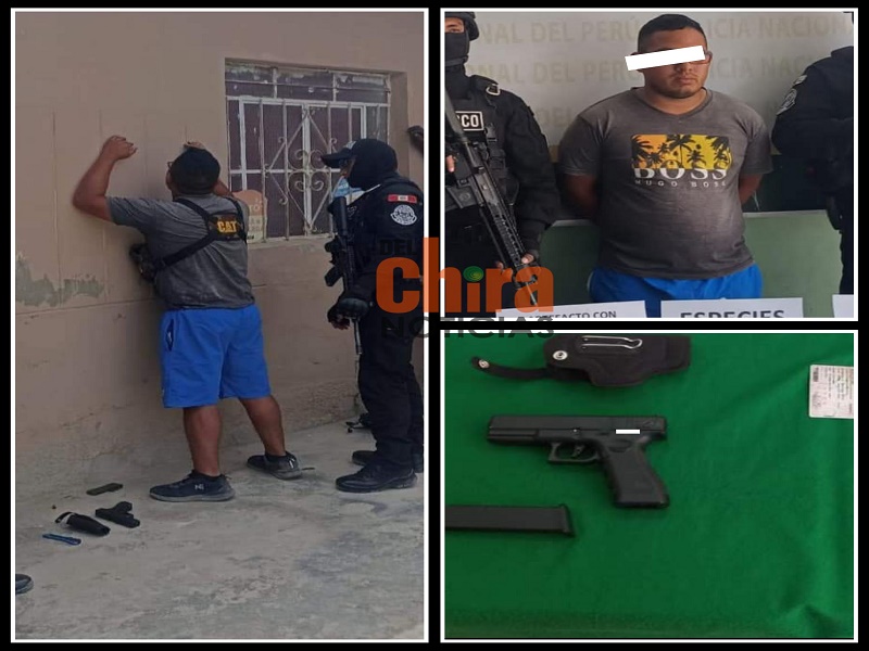 Policía detiene a presunto integrante de banda criminal en Sullana