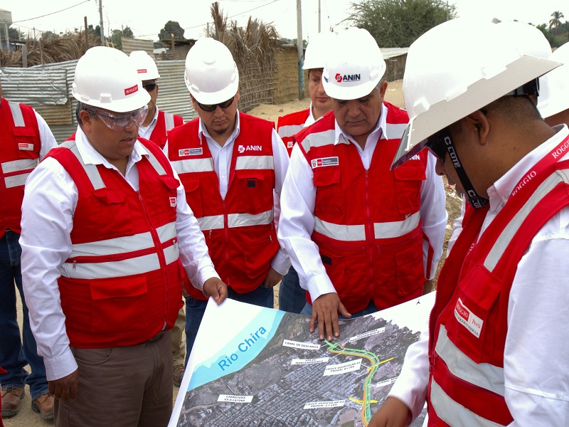 ANIN inicia drenaje pluvial en Sullana - Bellavista para prevenir inundaciones