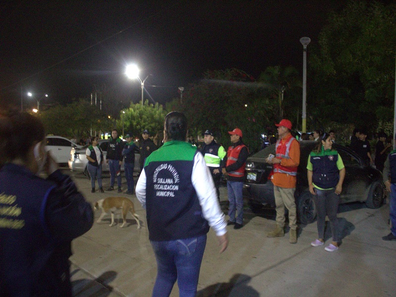 Realizan operativo en Parque de la Urbanización Jardín busca recuperar el orden y seguridad