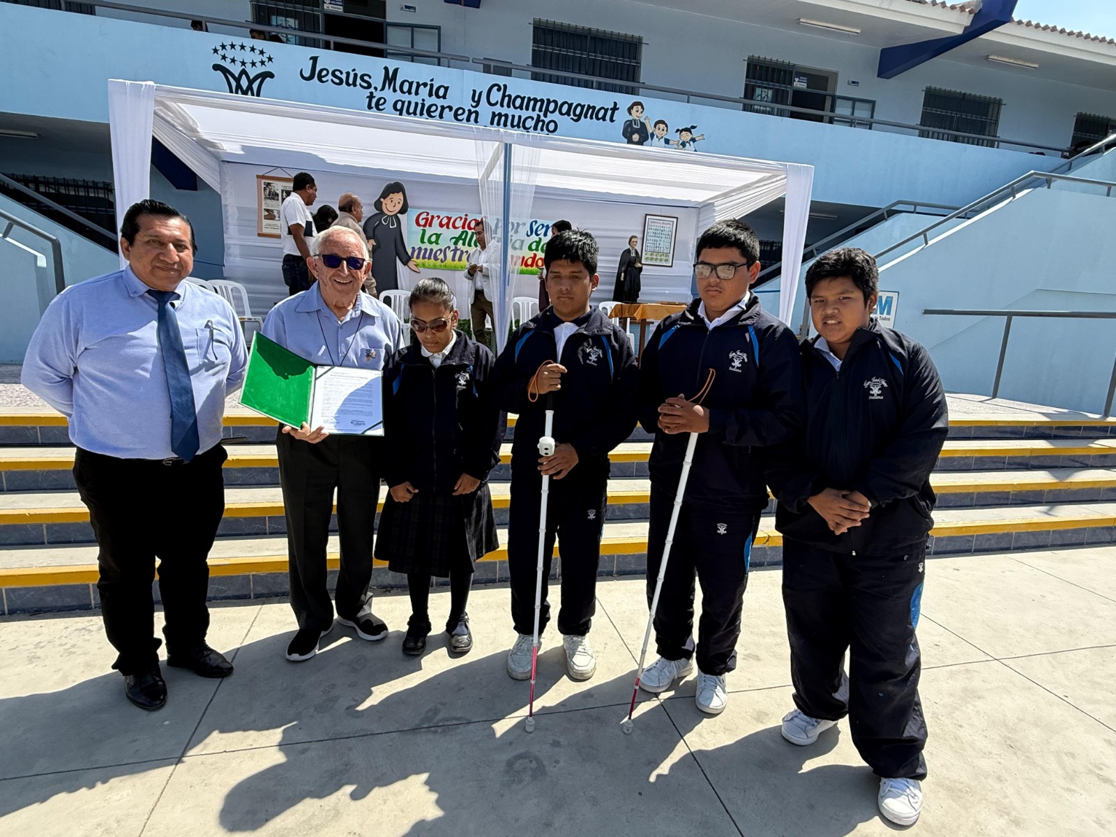 Municipalidad Provincial de Sullana reconoce a la I.E San José Obrero - Hermanos Maristas por su compromiso  con la educación inclusiva