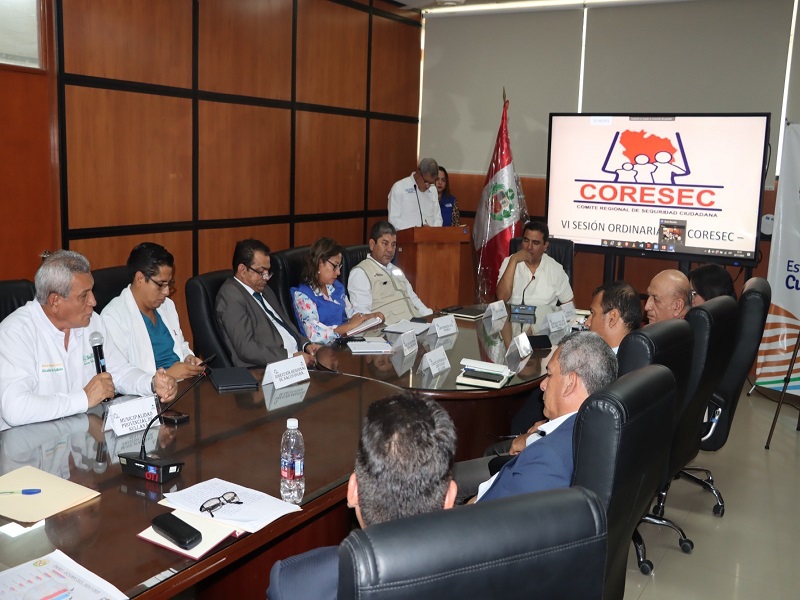 Comité Regional respalda pedido para declarar a Sullana en estado de emergencia por ola de inseguridad