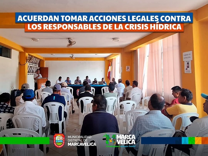 Acuerdan tomar acciones legales contra responsables de la crisis hídrica