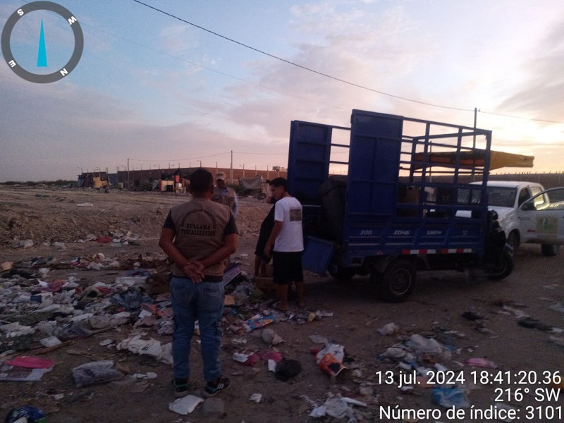 Municipalidad multa con más de 5 mil soles a ciudadano por arrojar basura en zona prohibida