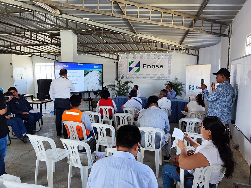 Enosa mejorará más de 44 km de redes en Sullana y Bellavista 