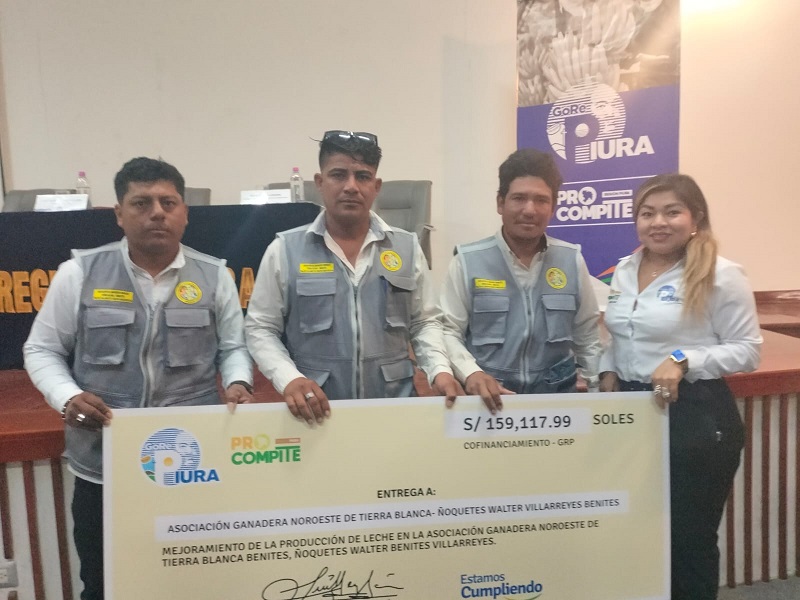 Cuatro asociaciones de Marcavelica fueron ganadores del Procompite regional