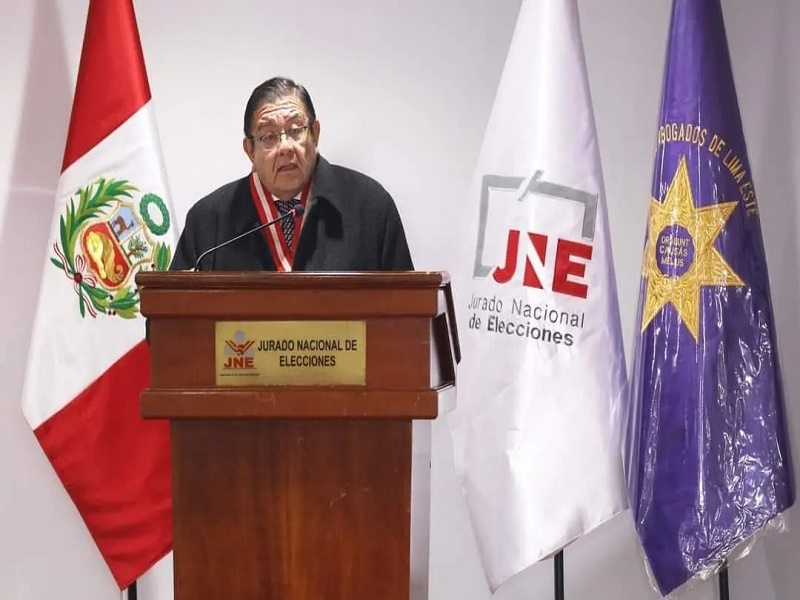  Presidente  JNE  Resalta importancia de tener organismos autónomos