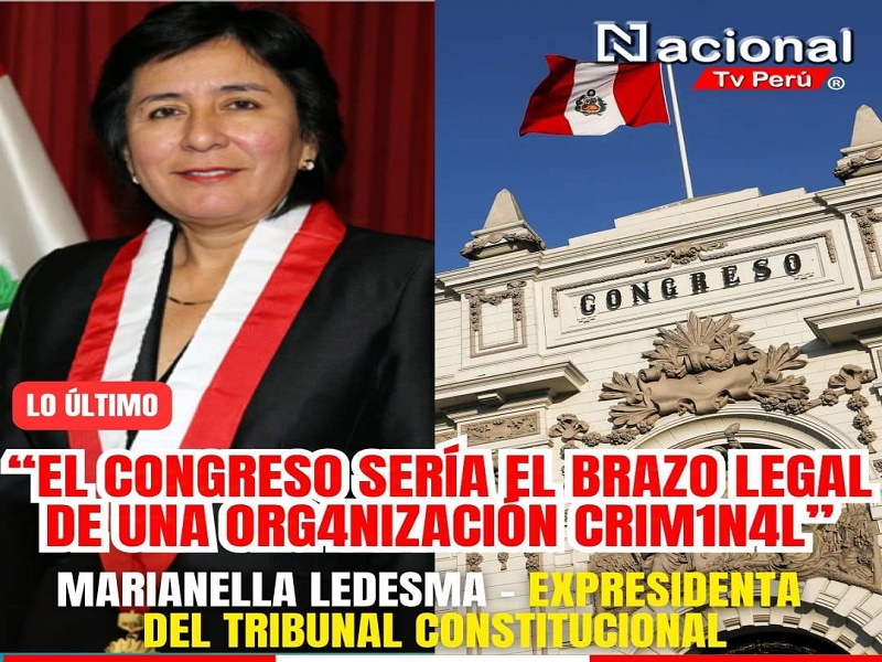 Estaría funcionando en congreso brazo legal de organizaciones criminales 