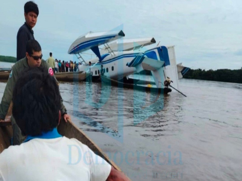 Avioneta de la Fuerza Aérea del Perú sufre accidente en Loreto