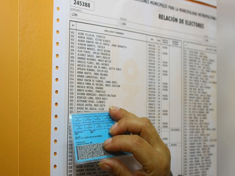 Más de 2 millones de peruanos tienen el DNI vencido a menos de un año de las elecciones 2026, según Reniec