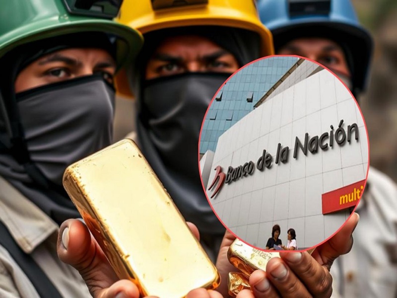 Presentan predictamen de ley para que el BN lave US$ 12 mil millones de oro informal e ilegal