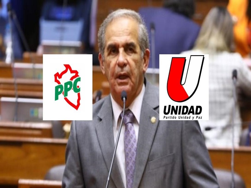 Roberto Chiabra encabezará fórmula presidencial de alianza entre el PPC y Unidad y Paz