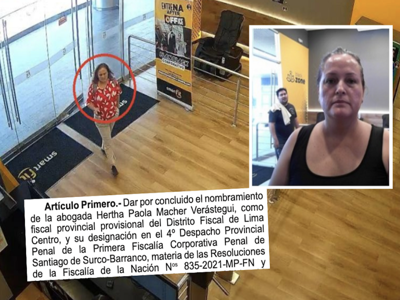 Remueven a fiscal de Surco investigada por ir a gimnasio en horario laboral