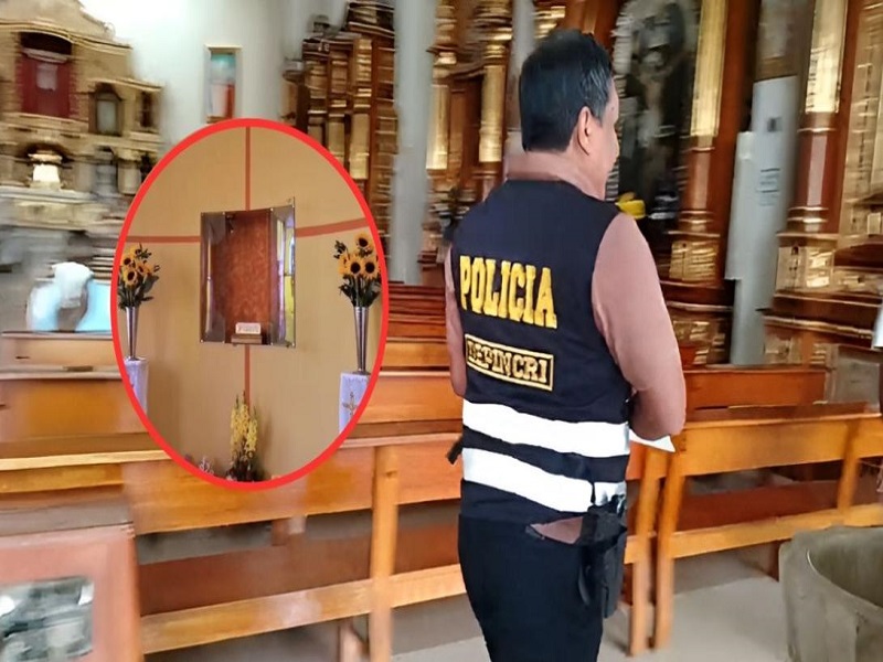 Delincuentes profanan la Catedral de Huacho y roban el Santísimo Sacramento y dinero de alcancías