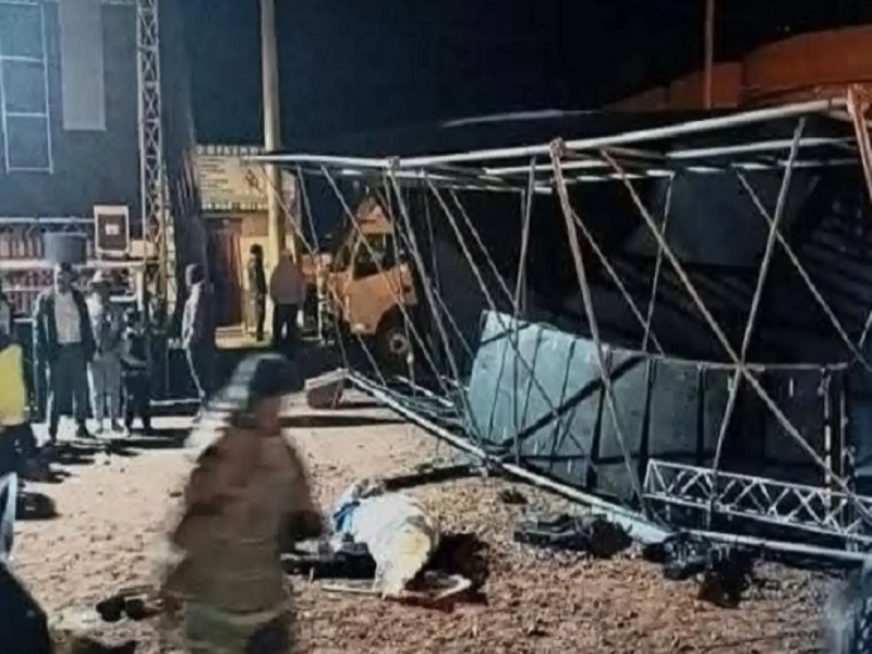 ¡Tragedia en Puno! Una persona fallece y tres resultan heridas tras caída de estructura de sonido