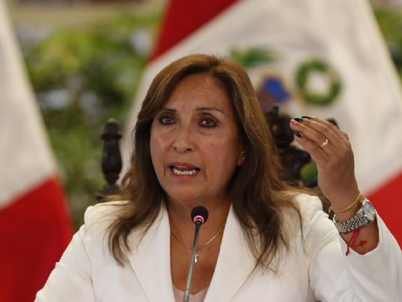 Dina Boluarte pide “respeto a la democracia y al estado de derecho” para alcanzar crecimiento económico