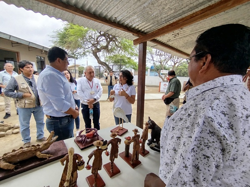 Ministra de Cultura en Tumbes: “Trabajaremos en la integración de la población de Corrales, para ayudarlos en su reactivación económica”