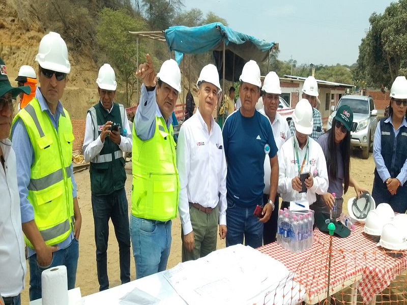 MIDAGRI supervisa avances en la rehabilitación de bocatoma La Peña  en Tumbes