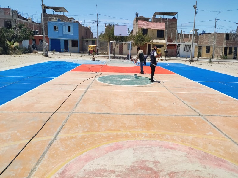 Juveco, Empresa Andalucita y Municipalidad: Unen esfuerzos para recuperar plataforma deportiva