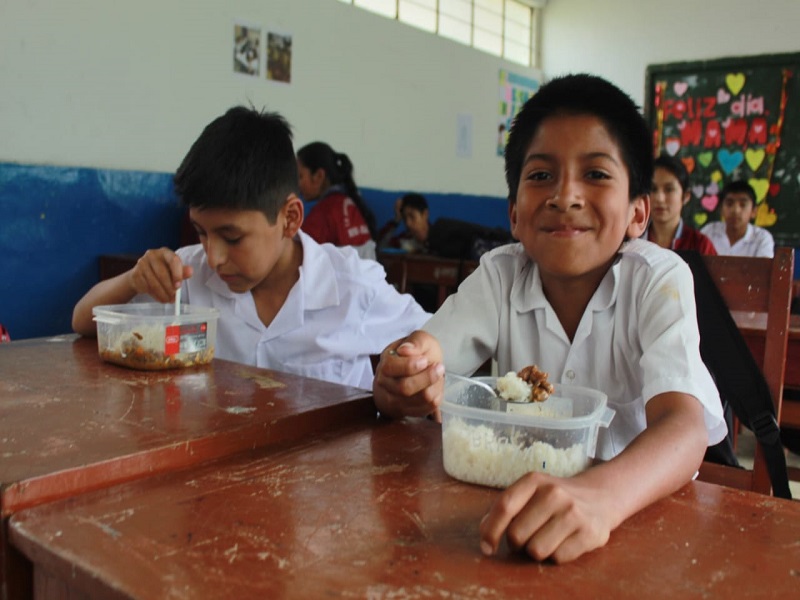 Piura: Bofe forma parte del menú escolar y contribuye a prevenir la anemia y mejorar los aprendizajes