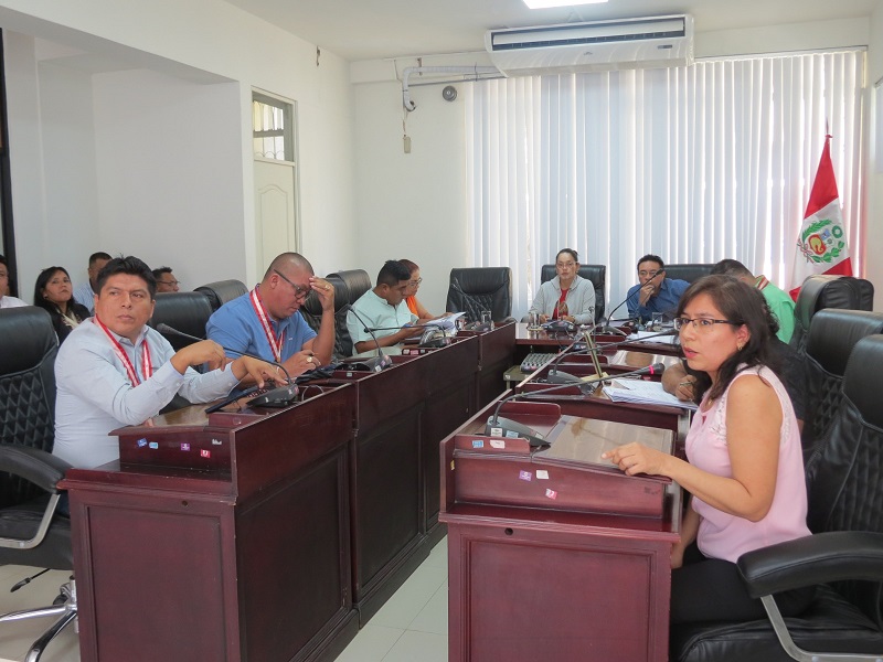 Consejero Angler Pazo presentó informe ante el Consejo Regional sobre fiscalización a actividades realizadas por el Centro de Abastecimiento Agua Báyovar